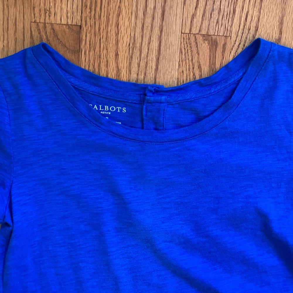 Talbots Button Back Tee - Picture 8 of 8